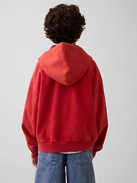 Kids VintageSoft Relaxed Logo Zip Hoodie