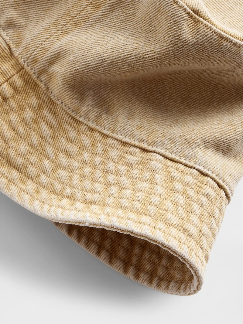 Kids Overdye Denim Bucket Hat