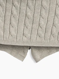 Kids Cable-Knit Sweater Skort