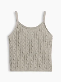 Kids Cable-Knit Sweater Cami