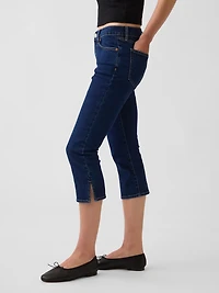 Low Rise Capri Jeans