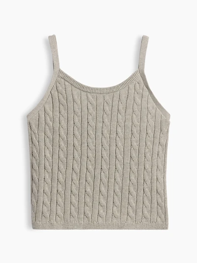 Kids Cable-Knit Sweater Cami