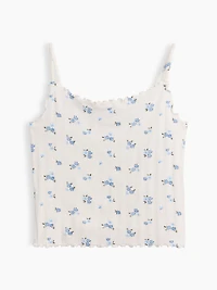 Kids Pointelle Rib Cami