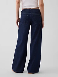 Low Rise UltraSoft Stride Wide-Leg Jeans