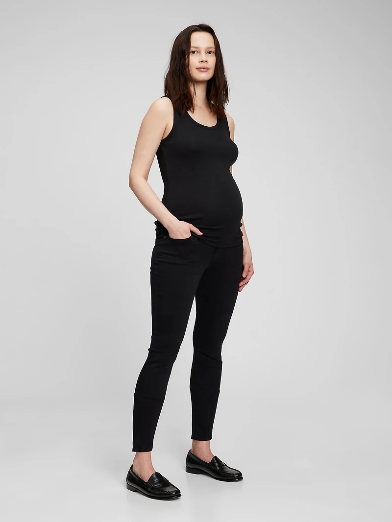 Maternity Full-Panel True Skinny Jeans