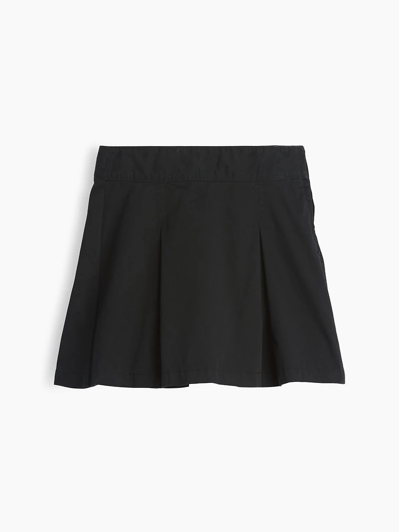Kids Uniform Pleated Khaki Skort