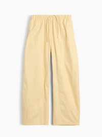 Twill Easy Double-Knee Barrel Pants