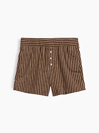 Organic Cotton Poplin Stripe Boxer Shorts