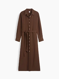 Cotton Gauze Maxi Shirtdress