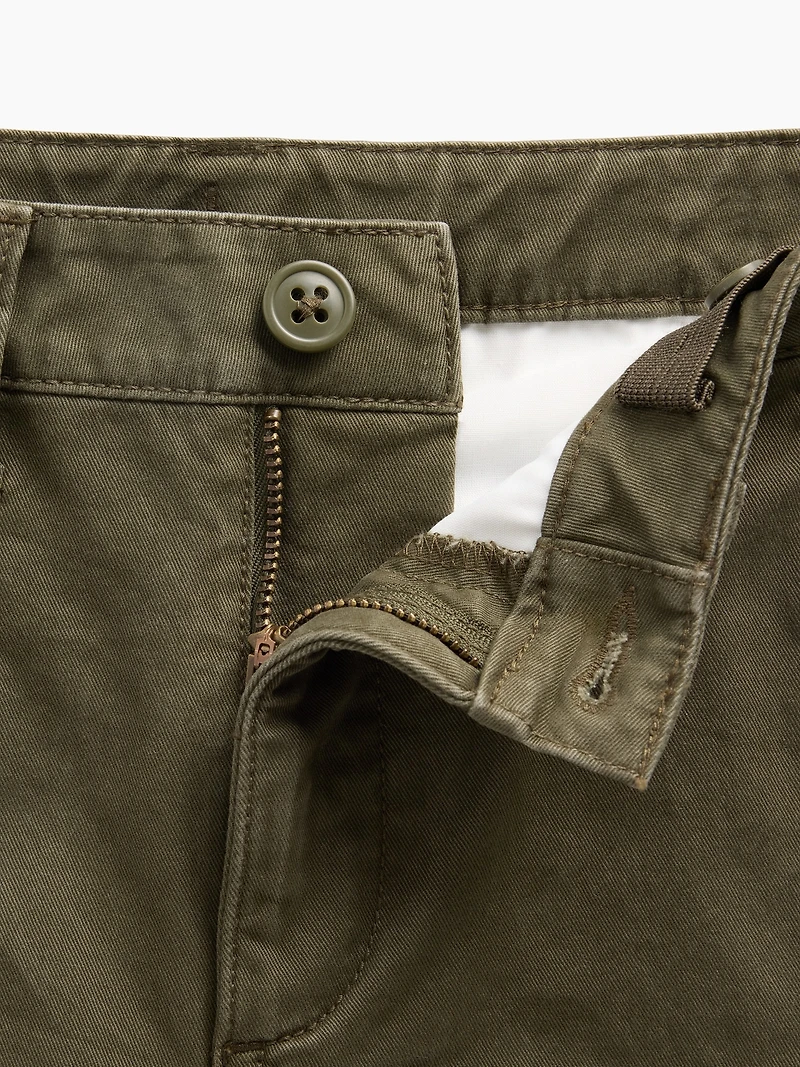 Kids Modern Uniform Loose Khakis