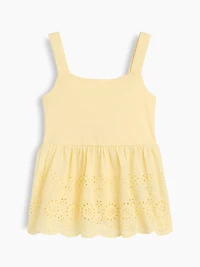 Baby & Toddler Eyelet Hem Top