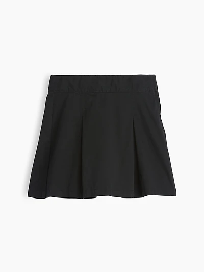 Kids Uniform Pleated Khaki Skort