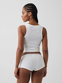 MadeSoft Organic Stretch Cotton Logo Shorty