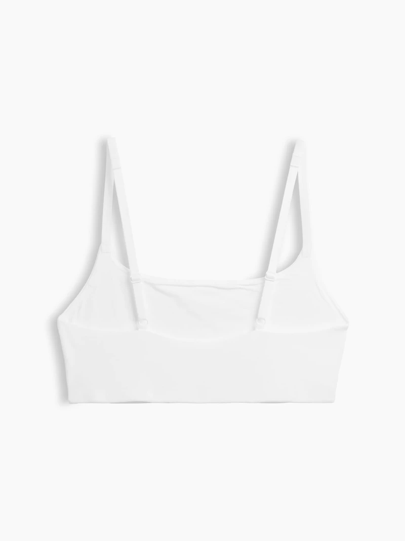 Softest Organic Stretch Cotton Scoop Bralette