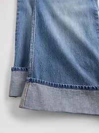 Kids Low Rise Easy Cuffed Baggy Jeans