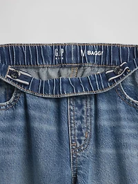 Kids Low Rise Easy Wide-Leg Baggy Jeans