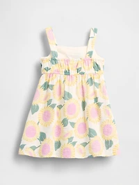 Baby & Toddler Cotton Gauze Sunflower Dress
