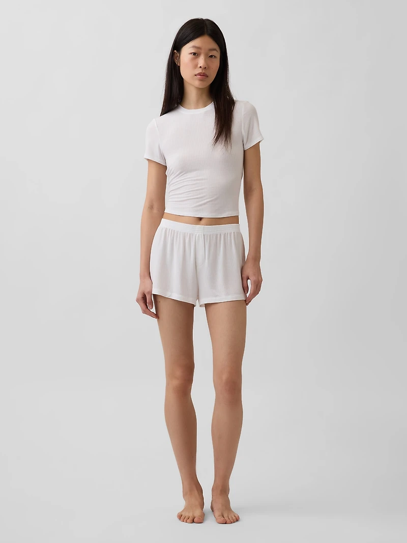 MadeSoft Modal Rib PJ T-Shirt