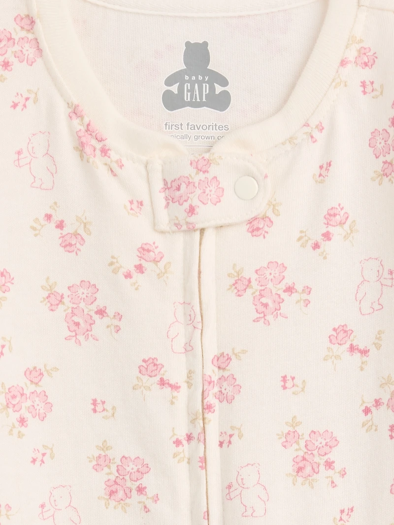 Baby First Favorites Organic Cotton Footed One-Piece