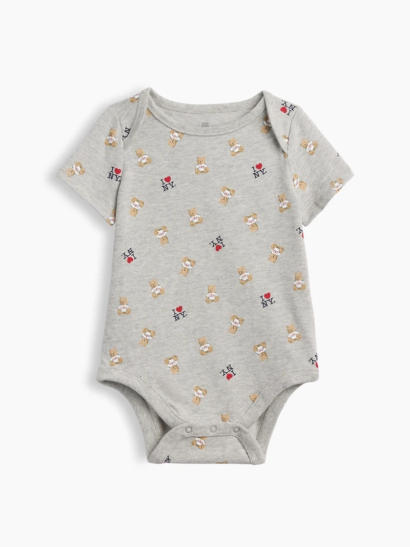 Baby Organic Cotton I Heart NY Bodysuit