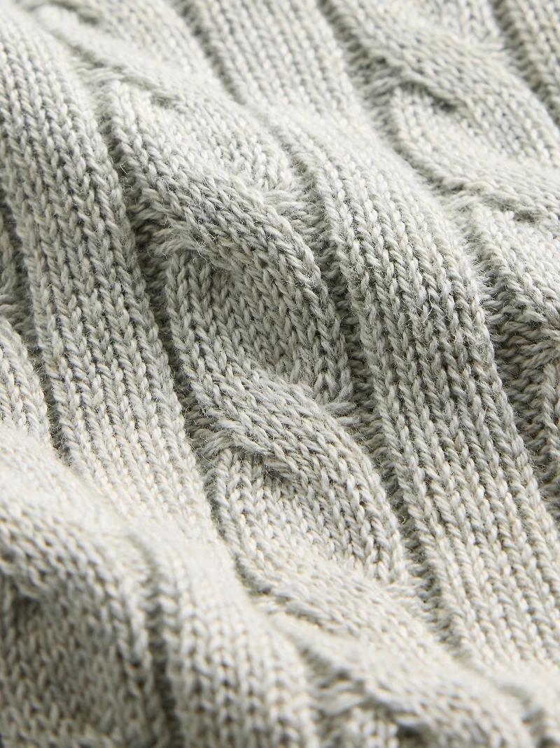 Kids Cable-Knit Sweater Skort