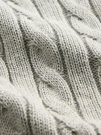 Kids Cable-Knit Sweater Skort