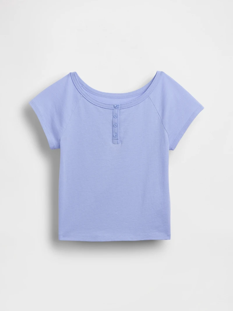 Kids Raglan Henley T-Shirt