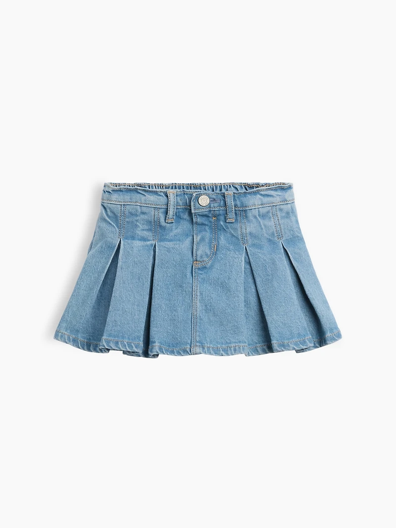 Baby & Toddler Denim Pleated Skort