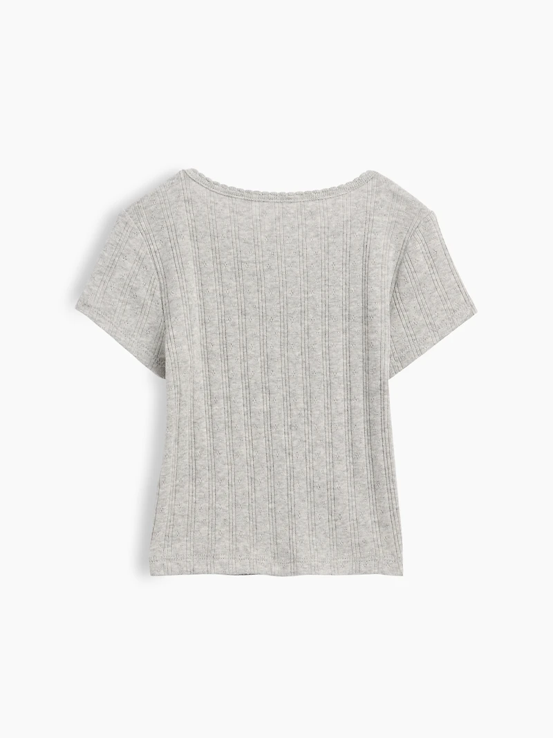 Baby & Toddler Pointelle Rib T-Shirt