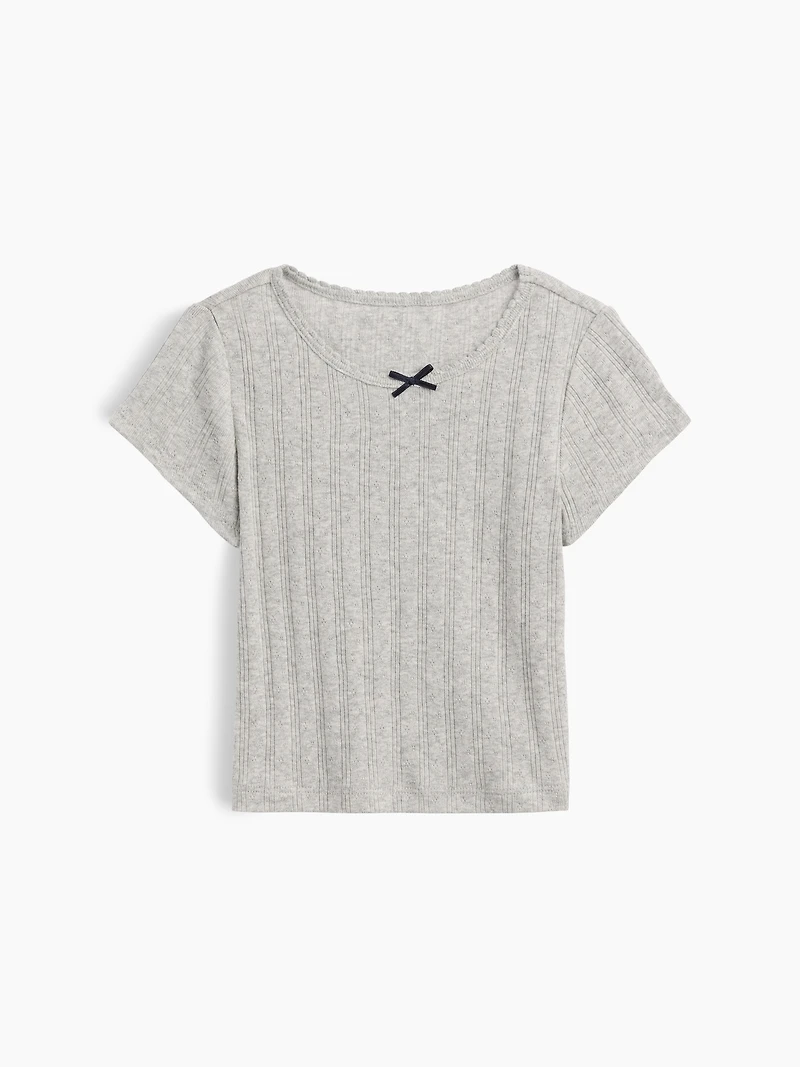 Baby & Toddler Pointelle Rib T-Shirt