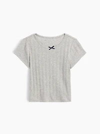 Baby & Toddler Pointelle Rib T-Shirt
