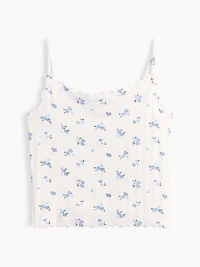 Kids Pointelle Rib Cami