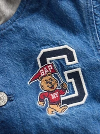 Baby & Toddler Denim Varsity Bomber Jacket