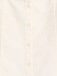 Lace-Trim Button-Front Top