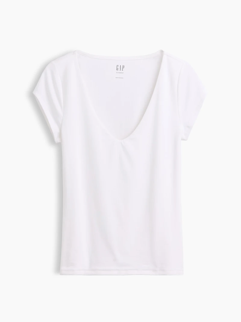 CloseKnit Jersey V-Neck T-Shirt