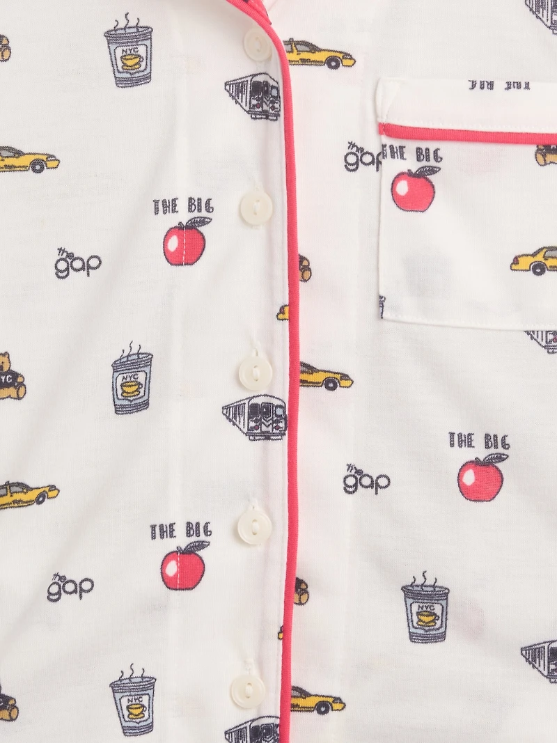 Kids Recycled Print PJ Set