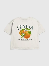Kids Italia Oranges Graphic T-Shirt