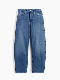 High Rise Barrel Jeans