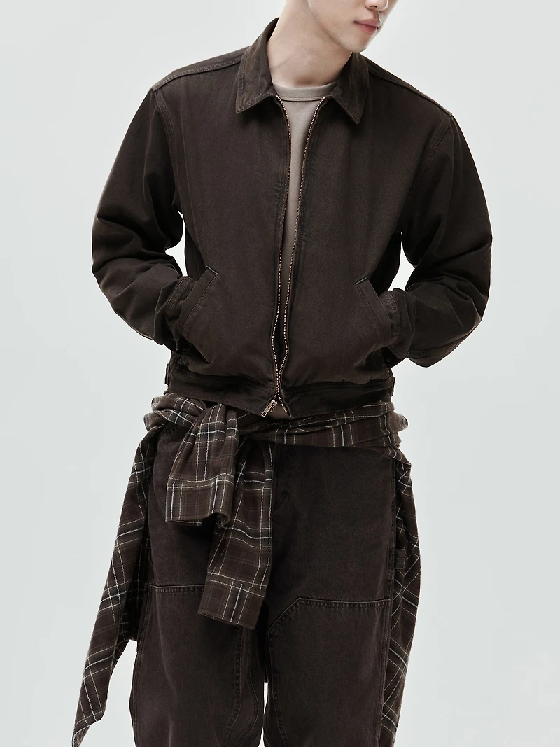 Denim Boxy Workwear Jacket