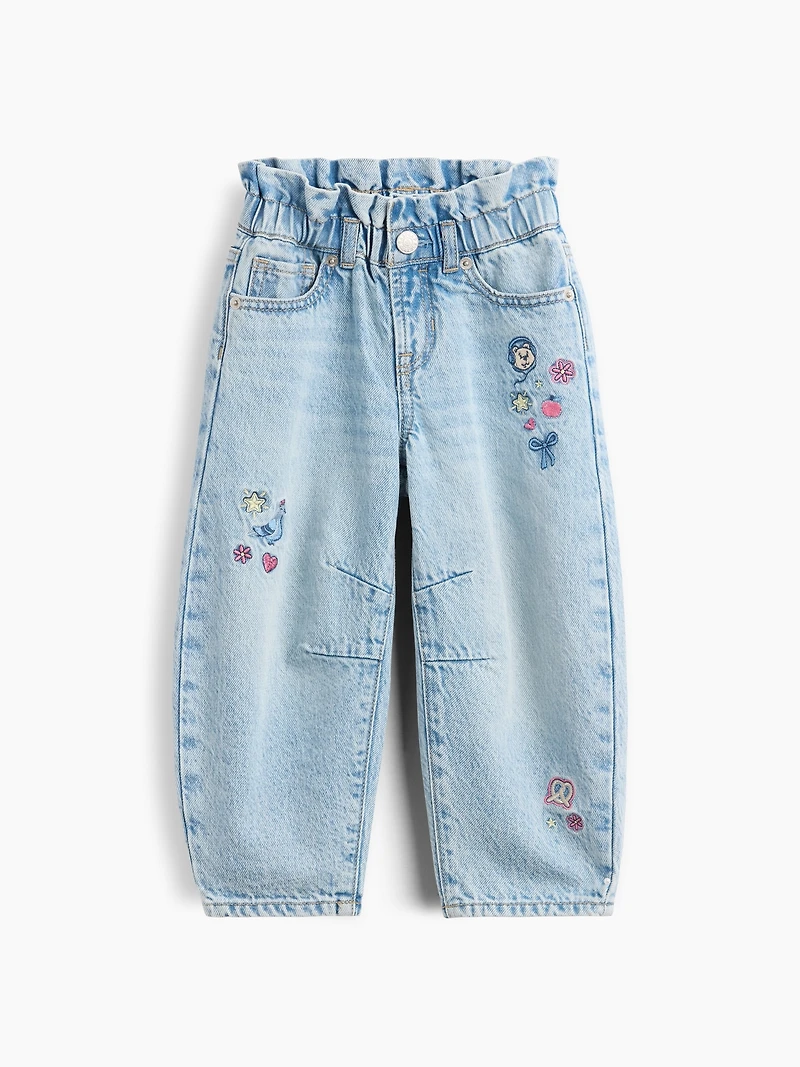 Baby & Toddler Embroidered Horseshoe Jeans