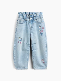 Baby & Toddler Embroidered Horseshoe Jeans
