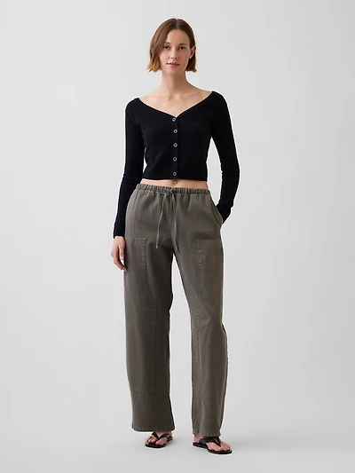 Easy Double-Knee Barrel Pants