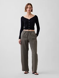 Easy Double-Knee Barrel Pants
