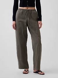 Easy Double-Knee Barrel Pants