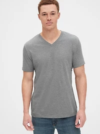 Cotton Jersey V-Neck T-Shirt
