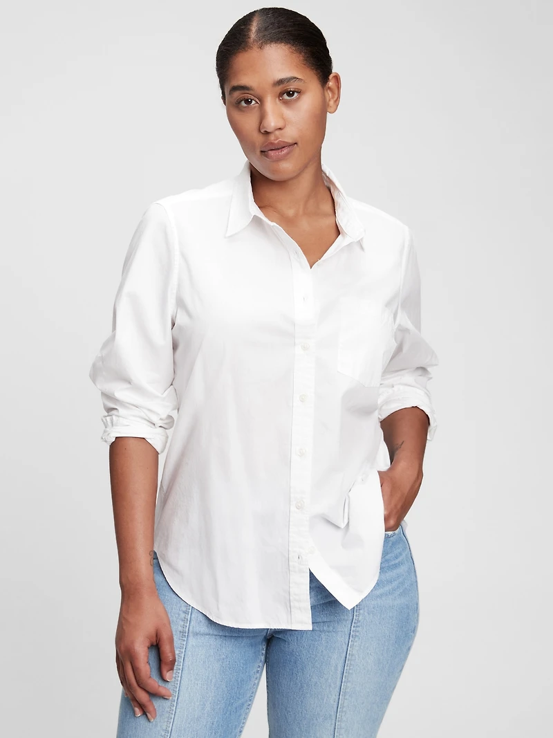 Organic Cotton Poplin Classic Shirt