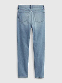 Teen Sky High Rise Skinny Ankle Jeans with Washwell