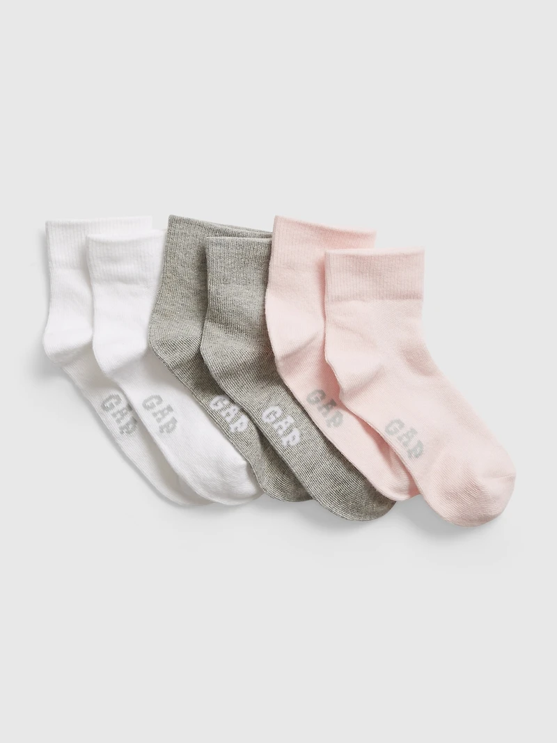 Kids Quarter Crew Socks