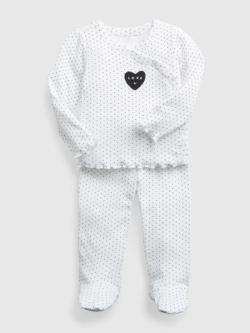 Ensemble kimono 100 % coton biologique pour Bébé