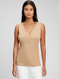 Maternity V-Neck Nursing Tank Top
